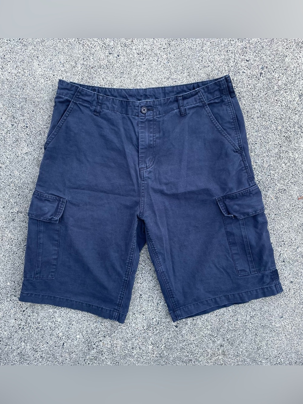 Navy blue Brandy Melville baggy cargo shorts size 34
